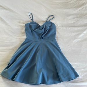 Ibiss, Powder blue straps dress w/ shorts, S